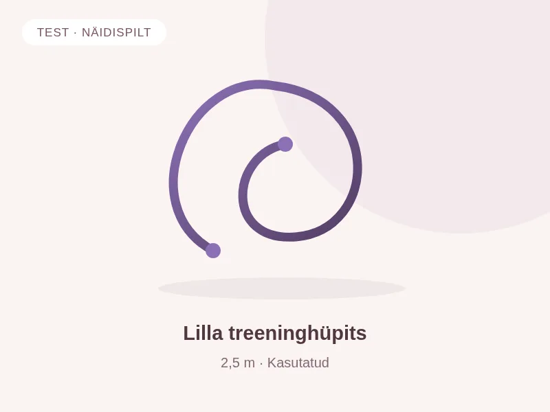 TEST · Lilla treeninghüpits