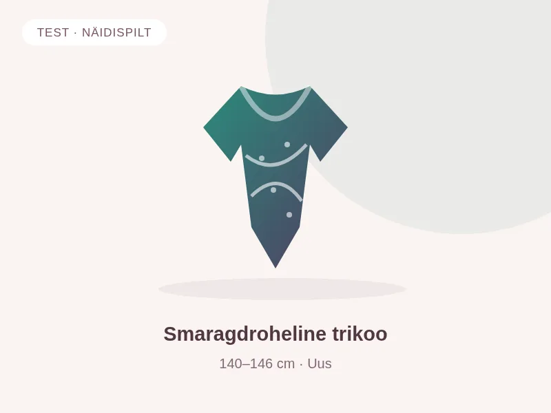 TEST · Smaragdroheline trikoo